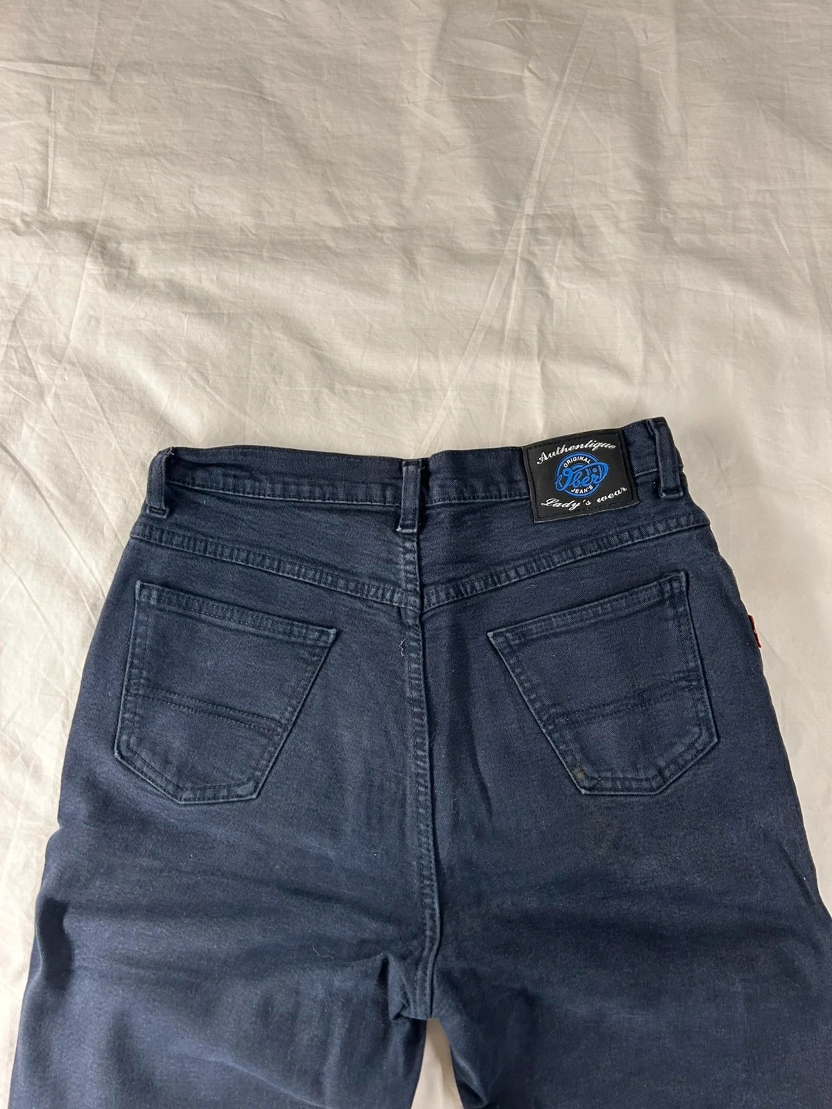 Calça reta ober lady’s wear azul marinho estilo retrô Y2k tamanho 40 – photo 17
